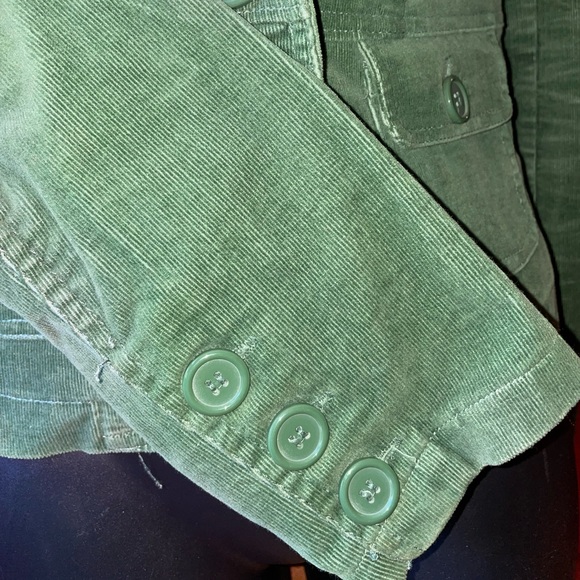 Y2K Green Corduroy Jacket - Picture 8 of 16